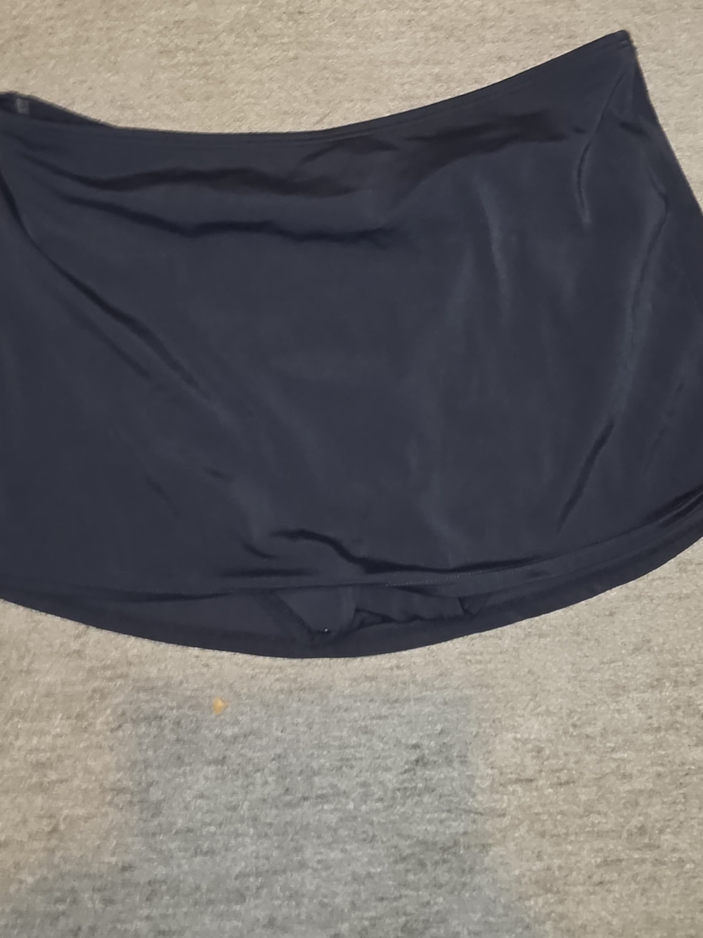 St. Tropez Black Swim Skort Size 12